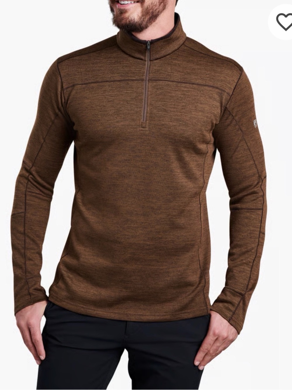 KUHL Men’s Ryzer 1/4 Zip Pullover.